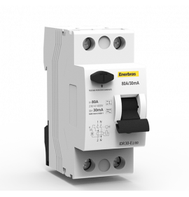 Interruptor Diferencial Residual Bipolar de 80A - ENERBRAS
